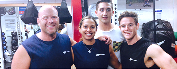 a groupd photograph including Heather Pearson and
                     Tom Crudington